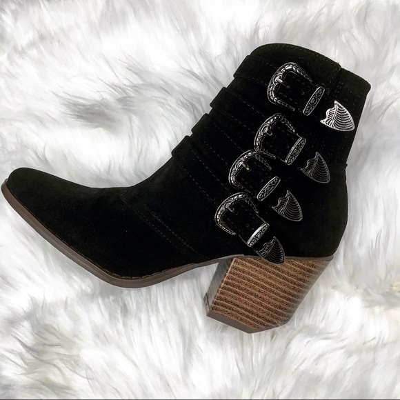 💥LAST PAIR SIZE 8💥 VEGAN Western Ankle Boot - Picture 3 of 8